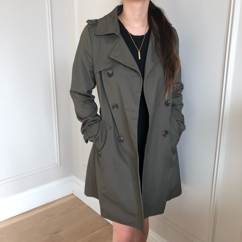 Olive coat